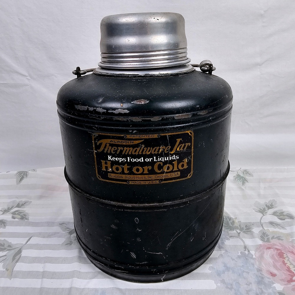 Vintage Aladdin Thermaware Jar Hot Cold Food‎ Container USA circa 1920-1930s